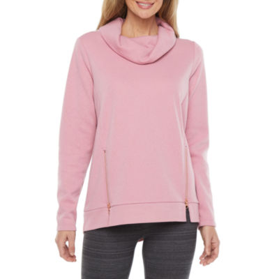 ladies funnel neck sweatshirt