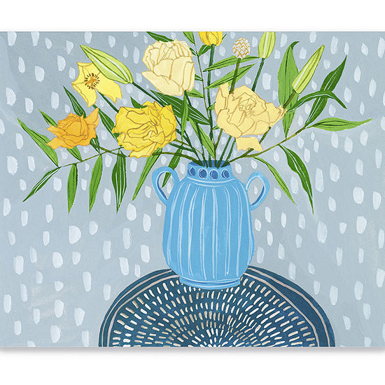 Flowers In Vase I Giclee Canvas Art