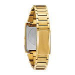 Bulova Computron Mens Digital Gold Tone Stainless Steel Bracelet Watch 97c110