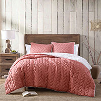 Coleman Cable Knit Comforter Set Full/Queen