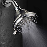 HotelSpa® Ultra-Luxury 8-setting 4” Shower Head / Brushed Nickel