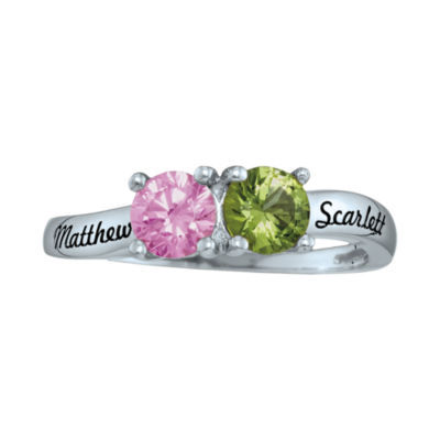 his and hers birthstone ring