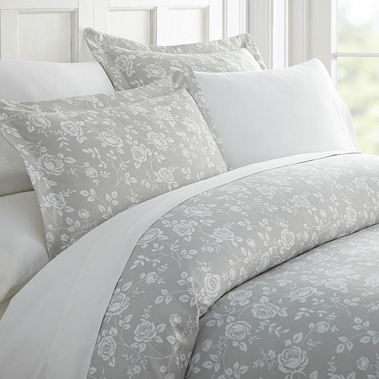 Casual Comfort Premium Ultra Soft Rose Gray Duvet Cover Set Color
