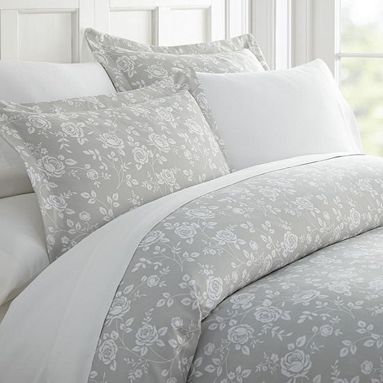 Casual Comfort Premium Ultra Soft Rose Gray Duvet Cover Set Color