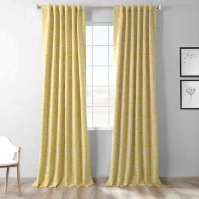 Exclusive Fabrics Furnishing Abstract Blackout Curtain Panel