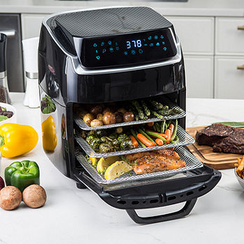 Aria 10Qt Air Fryer Oven With Rotating Rotisserie, Dehydration ...