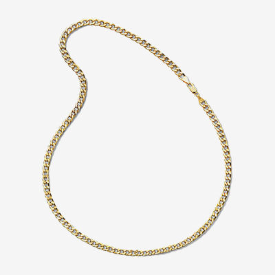 thumbnail image 2 of Old English Jewellers 9ct Yellow Gold On Silver Men's Solid Curb Chain Necklace – 30 Inch, 63g 2 of 4