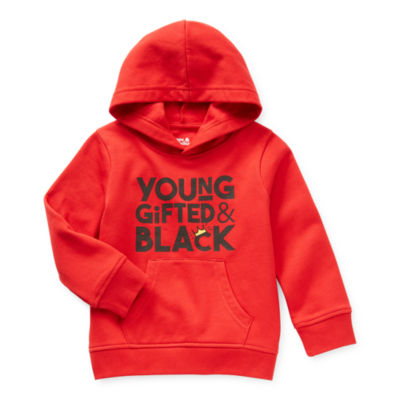 Hope & Wonder Young Gifted & Black Toddler Long Sleeve Graphic Hoodie