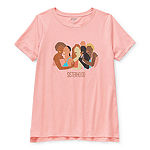 Hope & Wonder Sisterhood Womens Crew Neck Short Sleeve Graphic T-Shirt