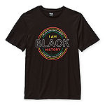 Hope & Wonder I Am Black History Mens Crew Neck Short Sleeve Graphic T-Shirt