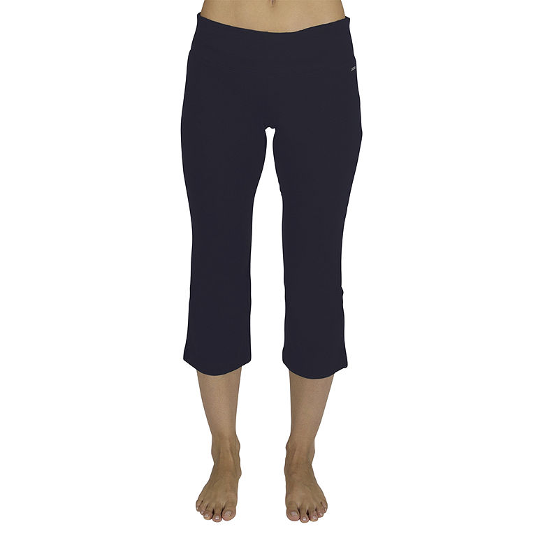Jockey Slim-Fit Flare-Leg Capris, Womens, Size Medium, Blue