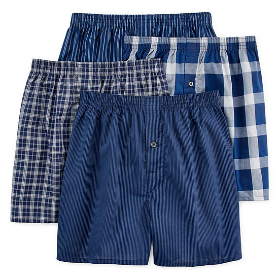 Fruit of the Loom® 4-pk. Premium Cotton Boxers - JCPenney