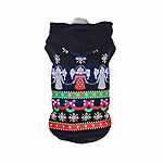 The Pet Life Pet Life LED Lighting Patterned Holiday Hooded Sweater Pet Costume