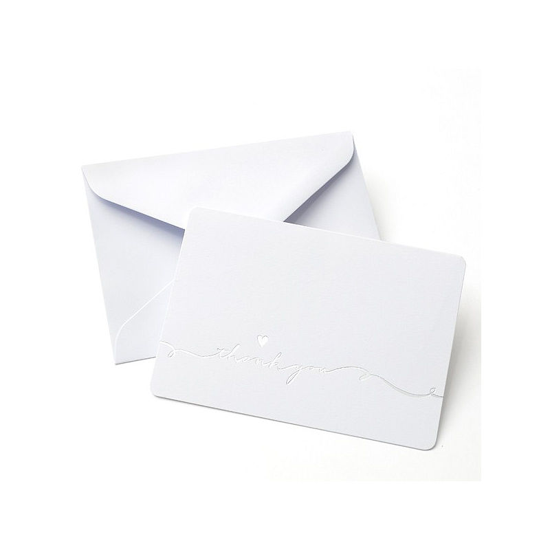 UPC 634680161227 product image for Gartner Studios Script Silver Love Thank You Card | upcitemdb.com