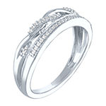 LIMITED TIME SPECIAL! Womens 1/10 CT. T.W. Genuine Diamond Sterling Silver Ring Sets
