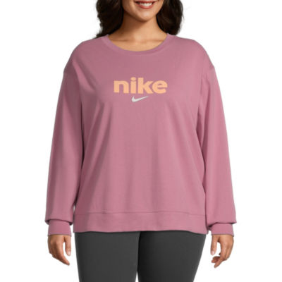 nike womens crew neck long sleeve sweatshirt