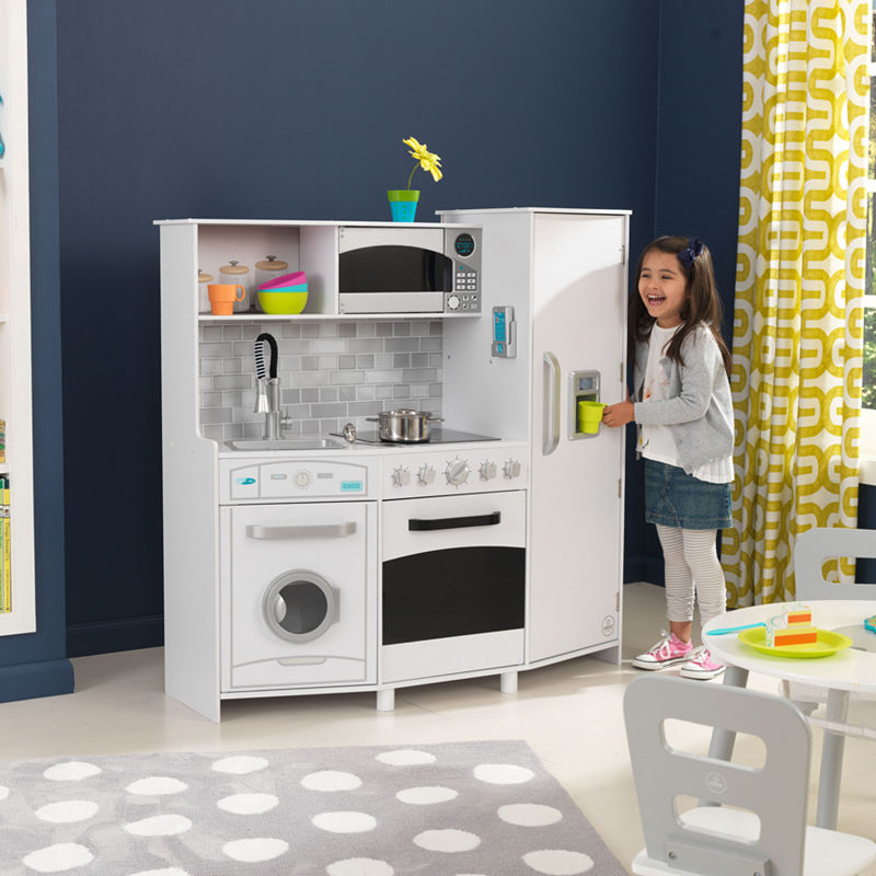 KidKraft Large Play Kitchen, Multicolor