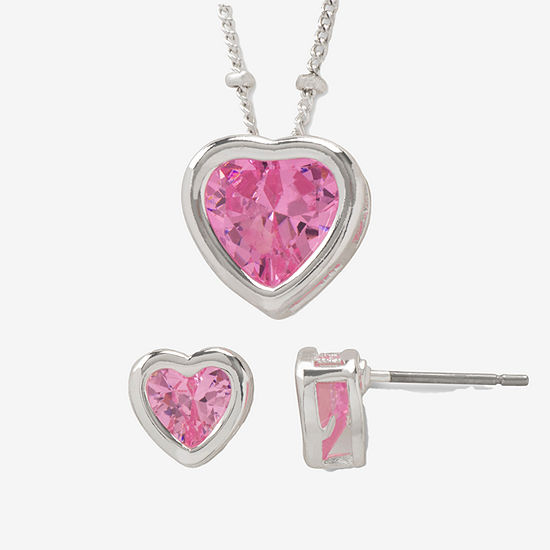 Mixit Hypoallergenic 2-pc. Heart Jewelry Set