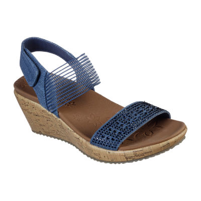 skechers slingback wedge sandals