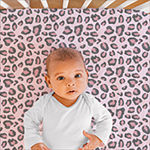 The Peanutshell Leopard Blush 3-pc. Crib Bedding Set
