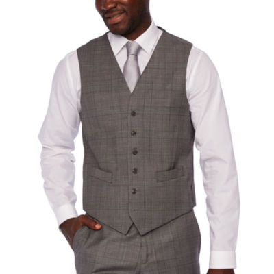 Stafford Travel Checked Classic Fit Stretch Suit Jacket, Color: Gray ...