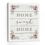 Home Sweet Home Shabby Chic Giclee Canvas Art