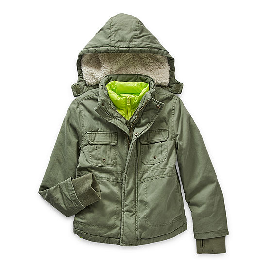 Thereabouts Little & Big Boys Hooded Heavyweight 3-In-1 System Jacket