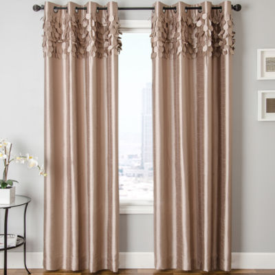 Lazio Faux Silk Grommet Top Curtain Panel Jcpenney