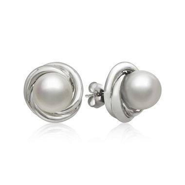 Sterling Silver Cultured Freshwater Pearl Earrings - JCPenney