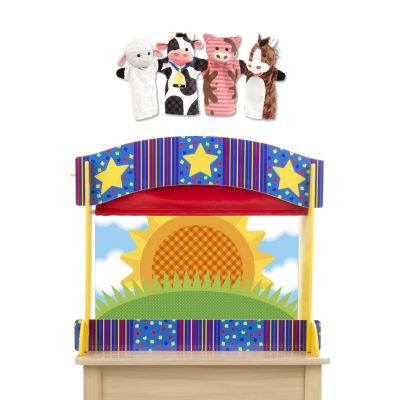 melissa and doug tabletop puppet theater