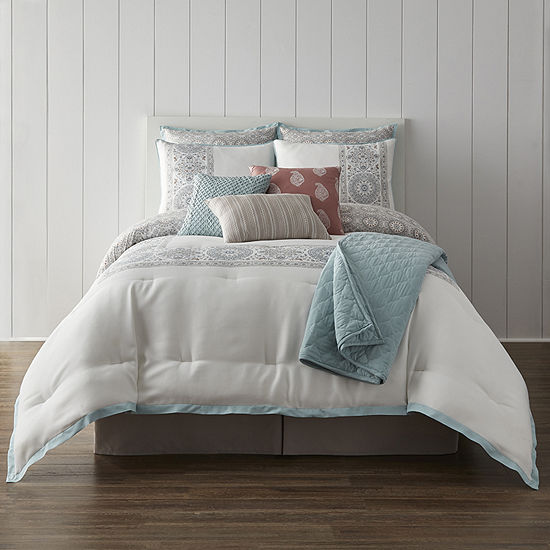 Jcpenney Home Aurelia 10 Pc Reversible Comforter Set Color