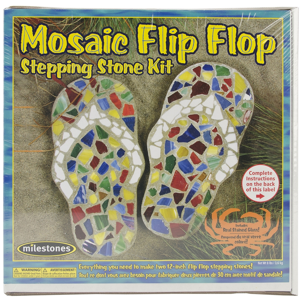 Milestones Mosaic Flip Flop Stone Kit