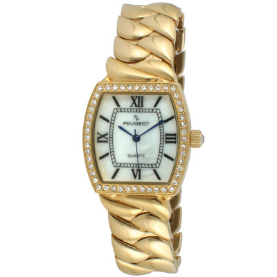Peugeot Womens Gold Tone Bracelet Watch-7099g - JCPenney
