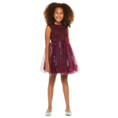 jcpenney burgundy dress