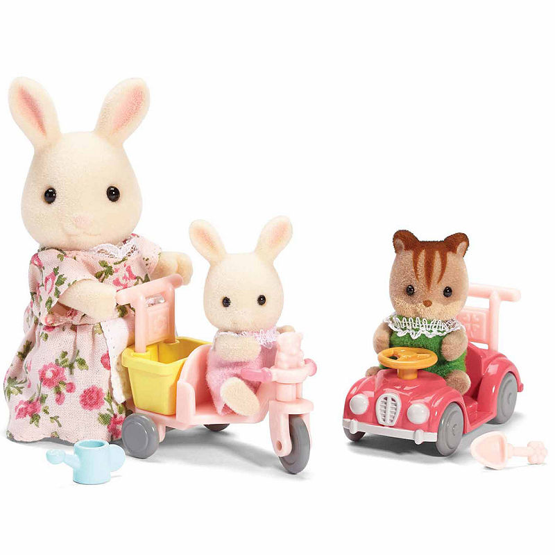 Calico Critters Of Cloverleaf Corners Apple And Jake'S Ride 'N Play