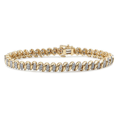 4CT. T.W. Genuine Diamond 10K Yellow Gold Bracelet JCPenney