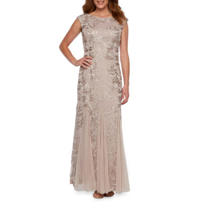 onyx sleeveless evening gown
