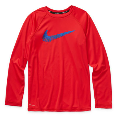 nike boys swim shirt