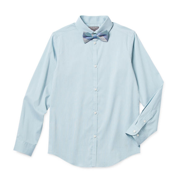 Van Heusen Little & Big Kid Boys Long Sleeve Spread Collar Shirt + Tie Set