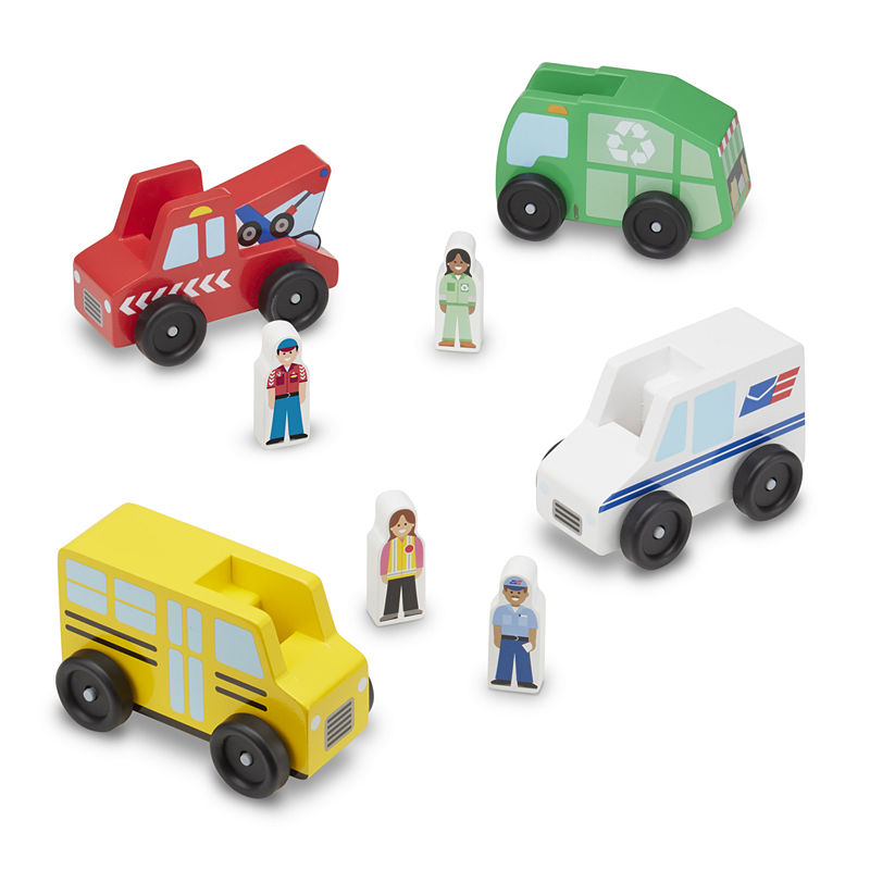 Melissa & Doug Community Vehicle Set