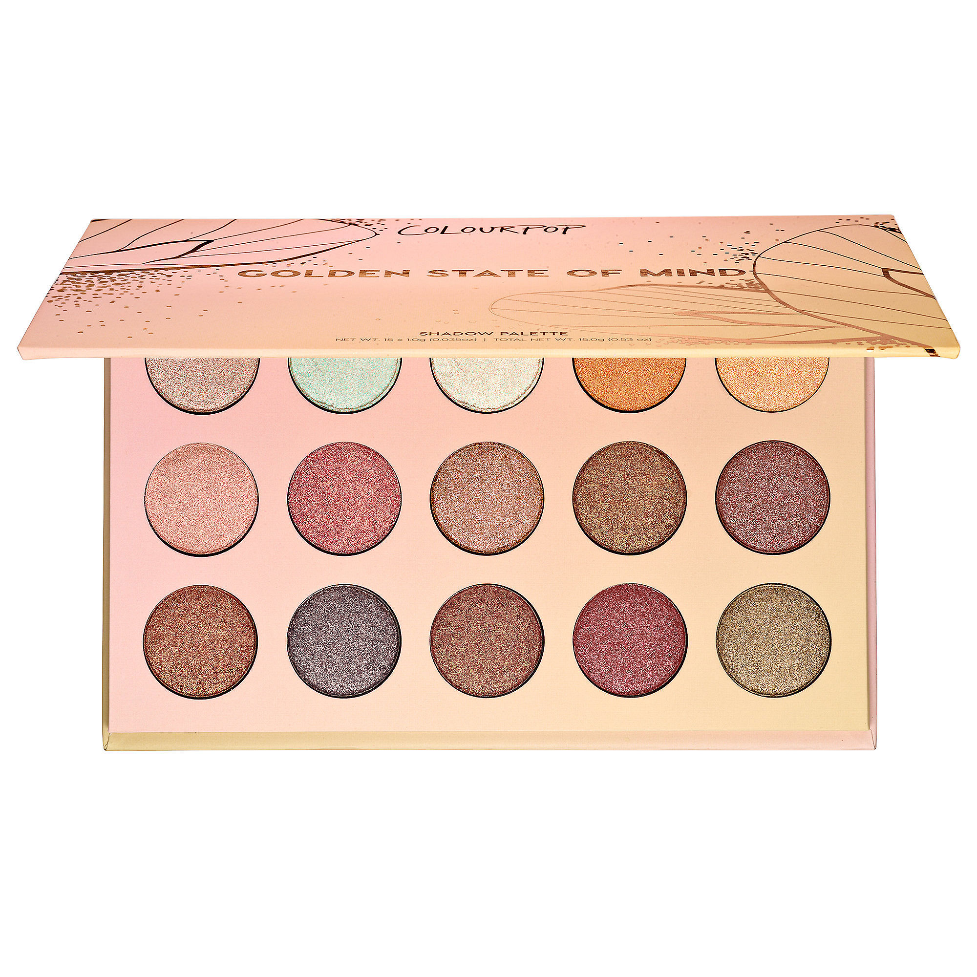 UPC 192250000012 product image for ColourPop Golden State Of Mind Shadow Palette | upcitemdb.com