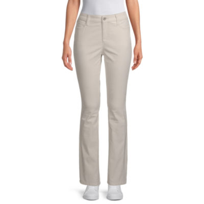St. John's Bay Womens Mid Rise Belly Bootcut Corduroy Pant - JCPenney