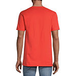 Orange Fanta Mens Crew Neck Short Sleeve Regular Fit Graphic T-Shirt
