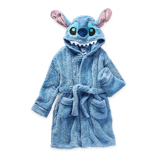 Disney Collection Little & Big Unisex Stitch Long Sleeve Mid Length Robe