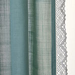Saturday Knight Catherine Crochet Light-Filtering Rod Pocket Curtain Panel