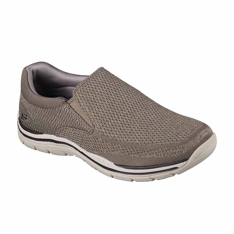 New Skechers Gomel Mens Casual Slip On Shoes, Size 9 Medium, Beige ...