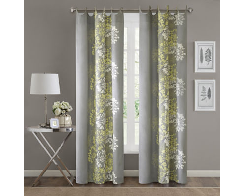 Adria Floral Grommet-Top Curtain Panel - JCPenney