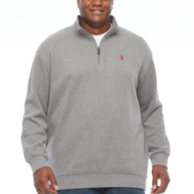 mens mock neck sweatshirt