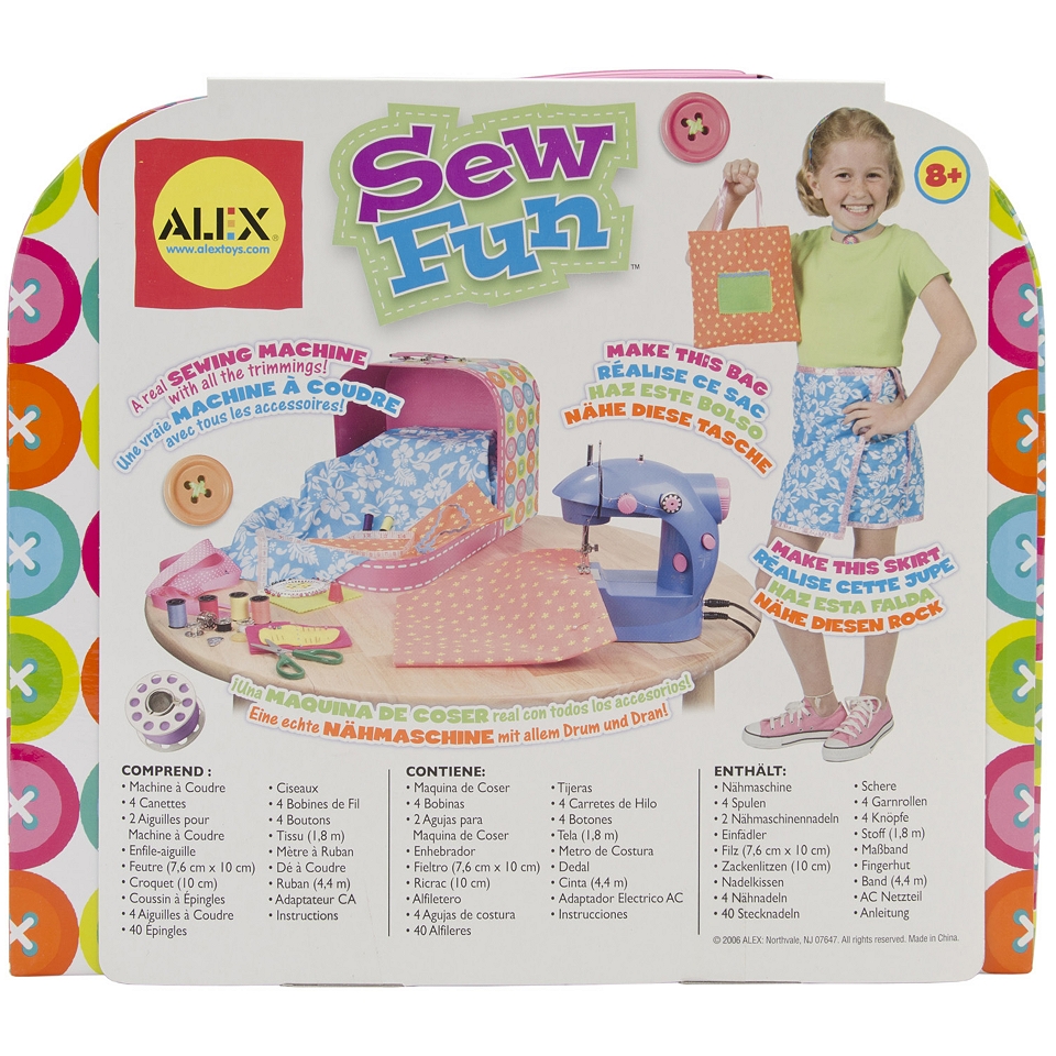 ALEX TOYS Sew Fun Sewing Machine Kit