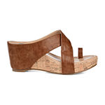 Journee Collection Womens Rayna Wedge Sandals